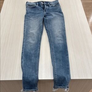 Express Blue Skinny Jeans with Stretch Denim